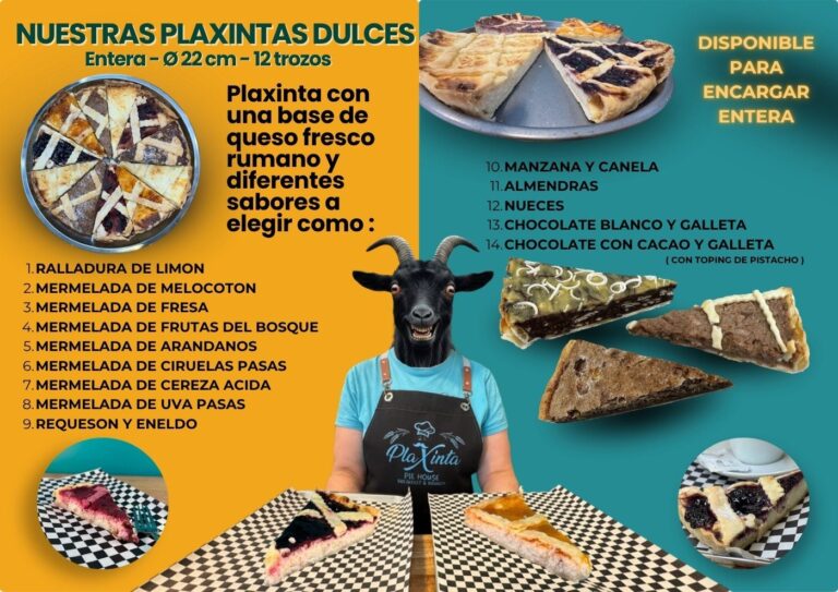 Cartel de Plaxinta Pie House: Plaxintas dulces para encargar